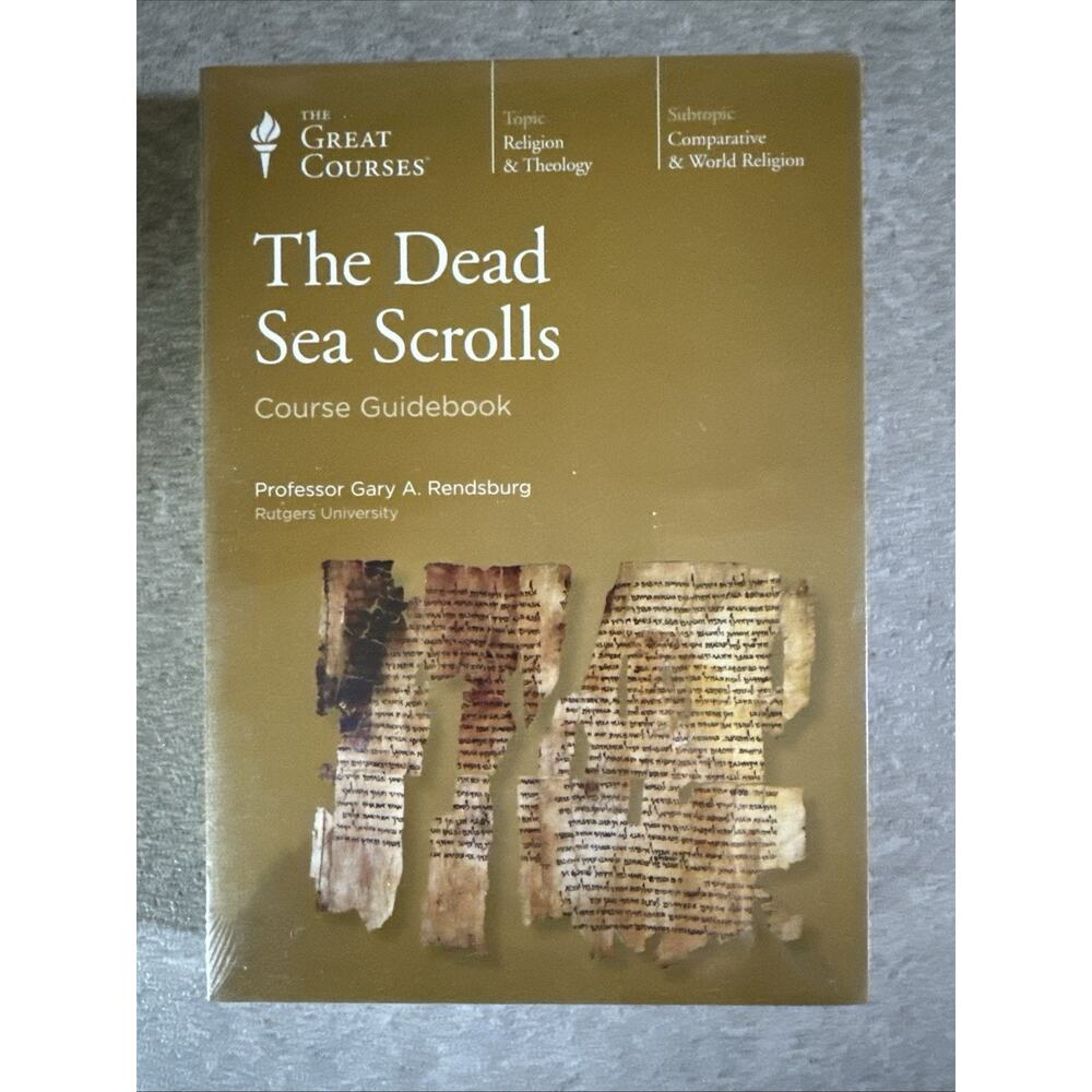 NEW SEALED The Great Courses The Dead Sea Scrolls DVD & Course Guidebook Set